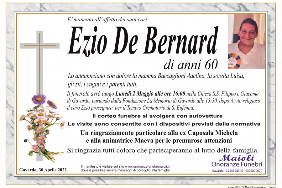 Ezio De Bernard